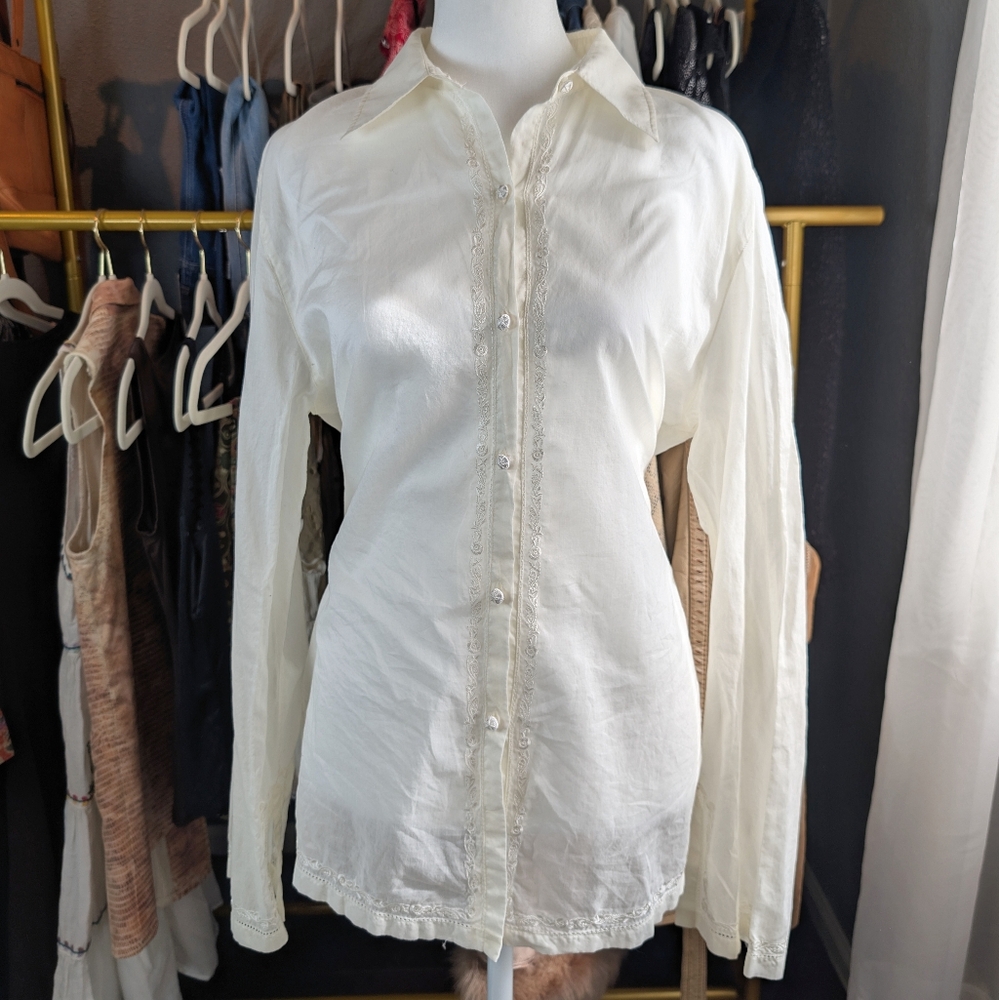 Ralph Lauren Embroidered Cotton Shirt